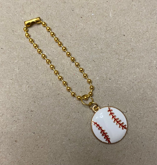 Baseball Handle Charm