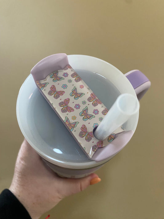 Pastel Butterflies 30 oz 2.0 Acrylic Tumbler Tag