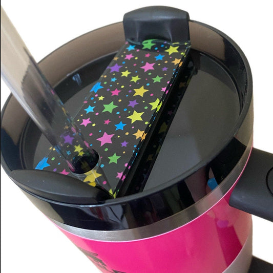 Neon Stars 40 oz 2.0 Acrylic Tumbler Tag
