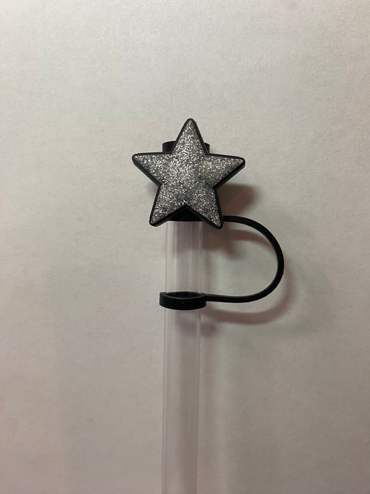 Glitter Star Straw Topper for 10 mm Straws