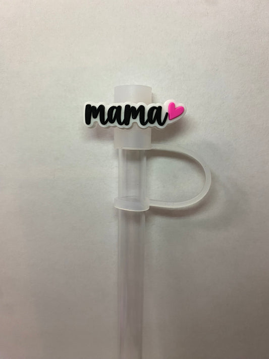 Mama Heart Straw Topper for 10 mm Straws