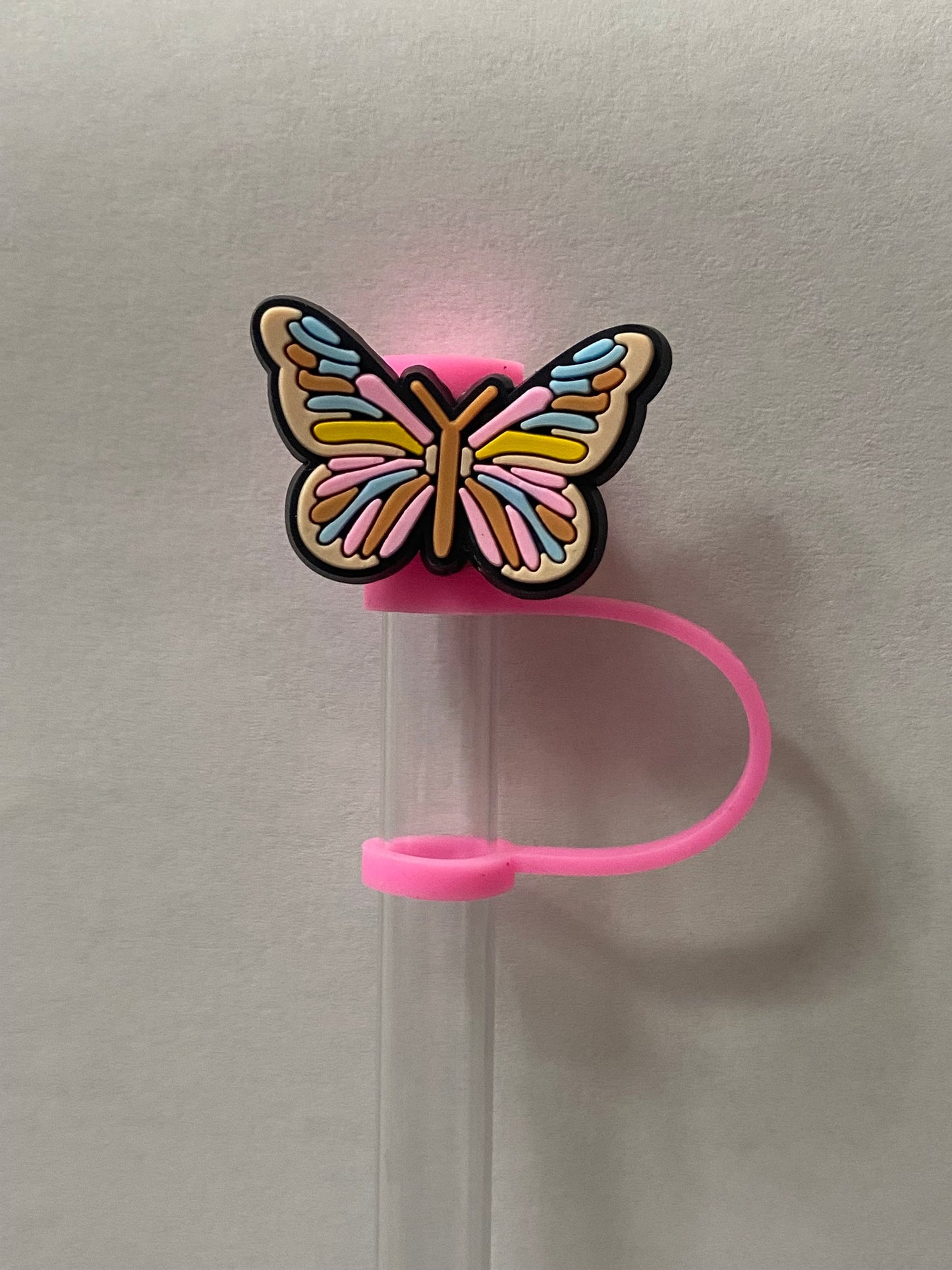 Colorful Butterfly Straw Topper for 10 mm Straws