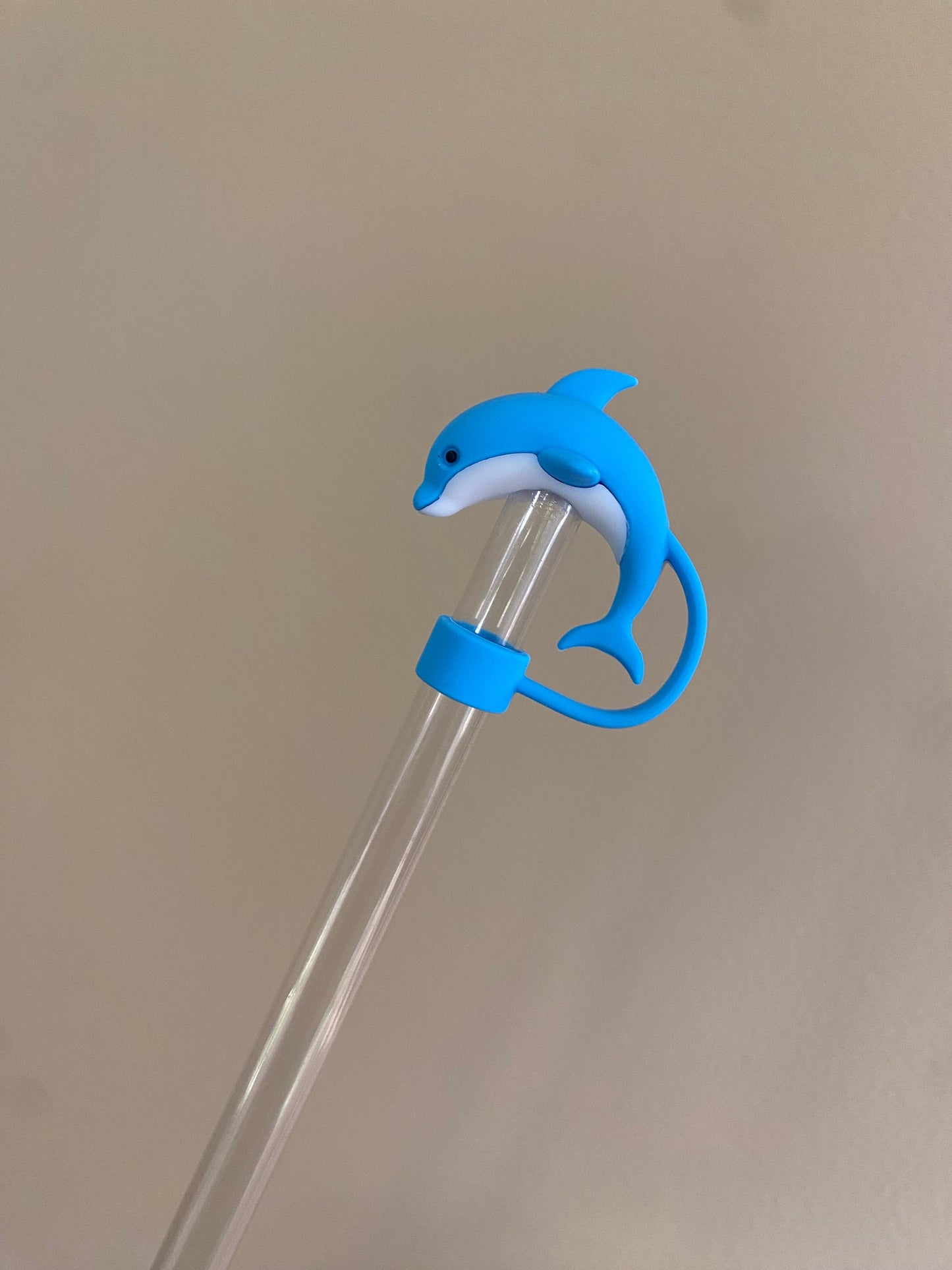 3D Dolphin Straw Topper for 10 mm Straws