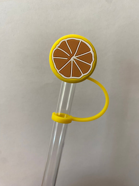Lemon Straw Topper for 10 mm Straws