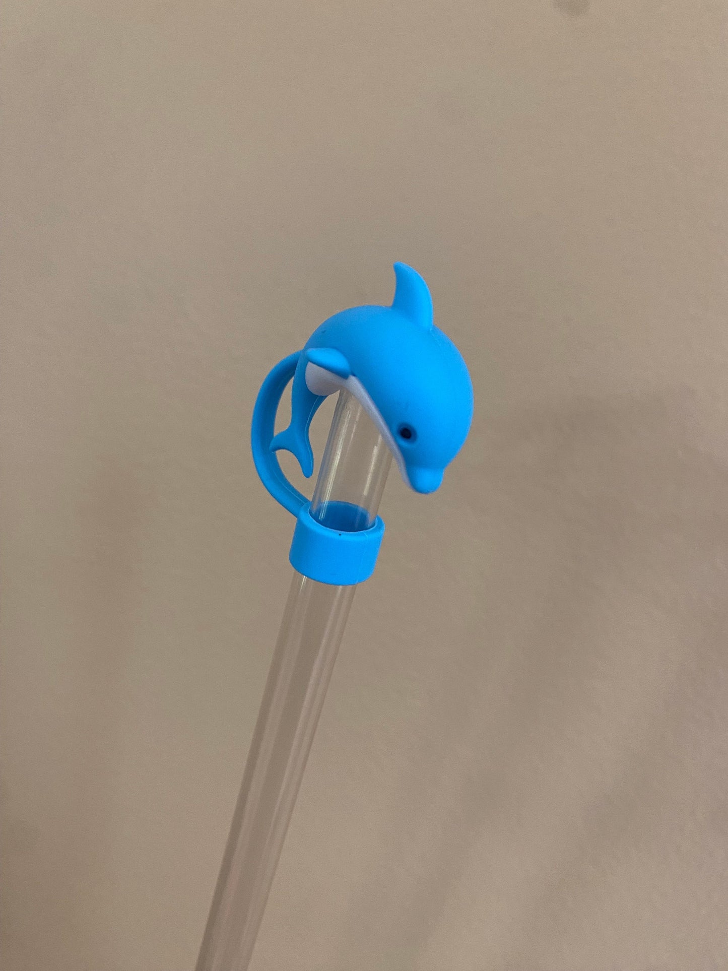 3D Dolphin Straw Topper for 10 mm Straws