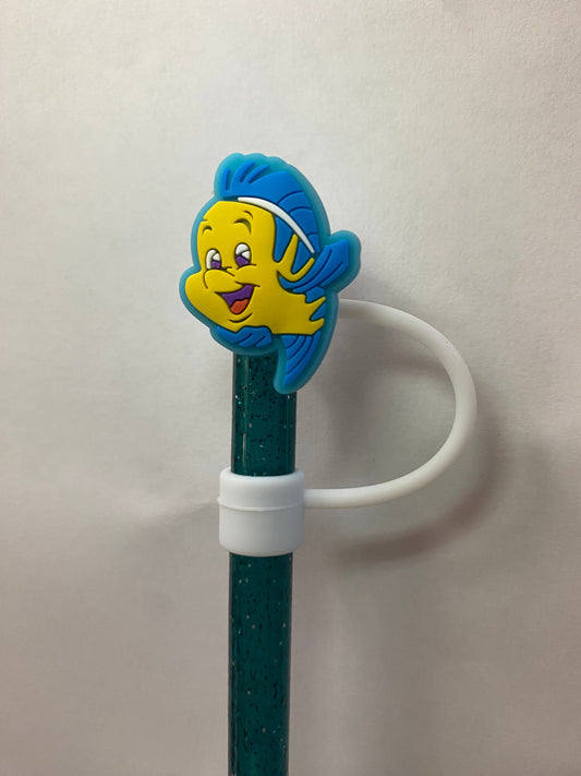 1 Deluxe Flounder Straw Topper for 10 mm Straws