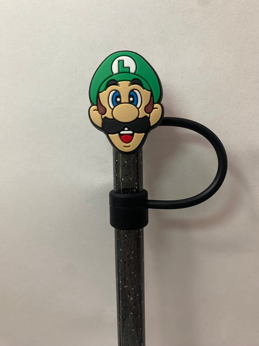 1 Deluxe Luigi Straw Topper for 10 mm Straws