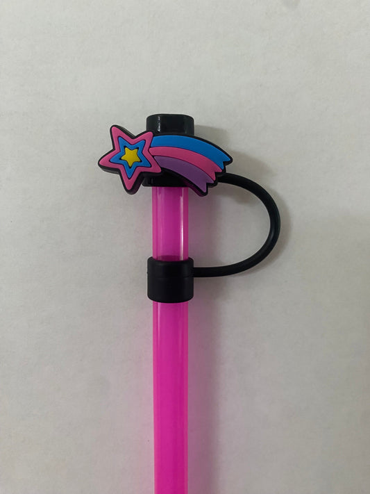 1 Deluxe Shooting Star 2 Straw Topper for 10 mm Straws