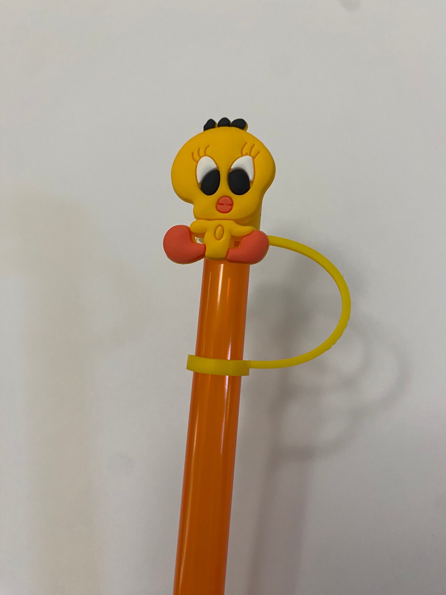 Yellow Bird Straw Topper for 10 mm Straws