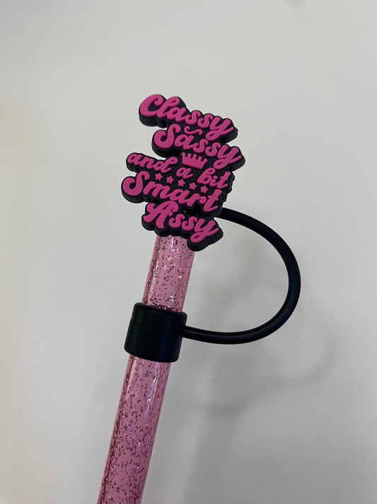 1 Deluxe Classy & Sassy Straw Topper for 10 mm Straws