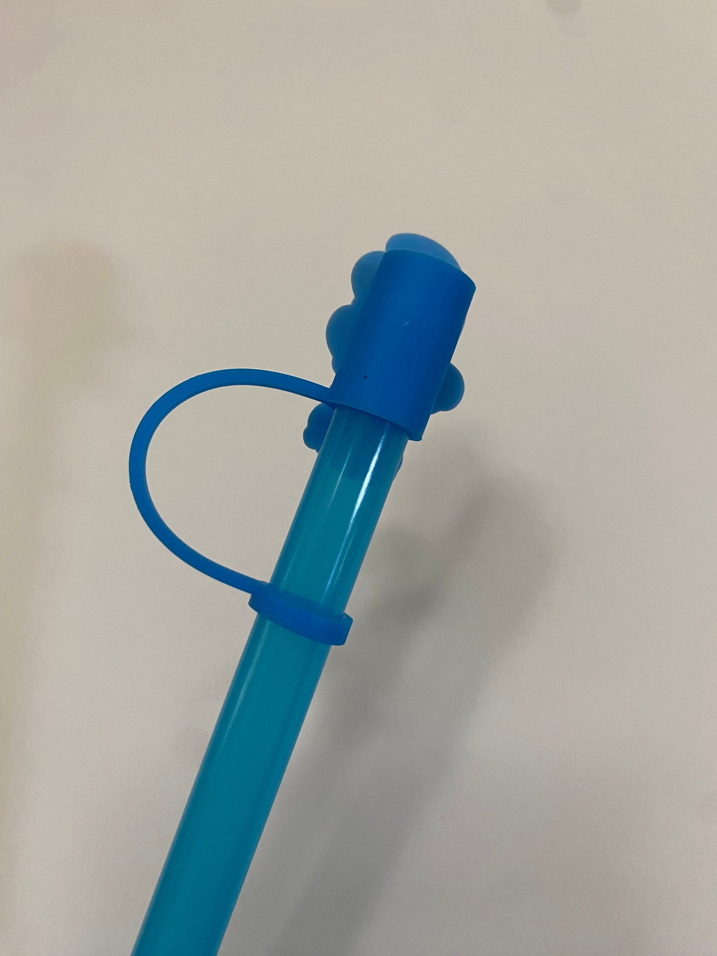 Blue Girl Straw Topper for 10 mm Straws