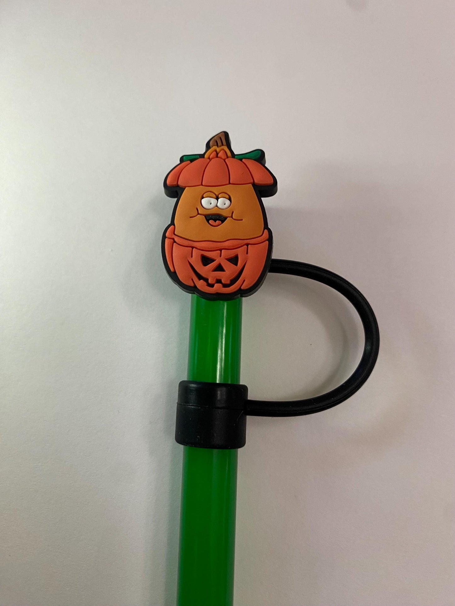 1 Deluxe Pumpkin Nugget Straw Topper for 10 mm Straws