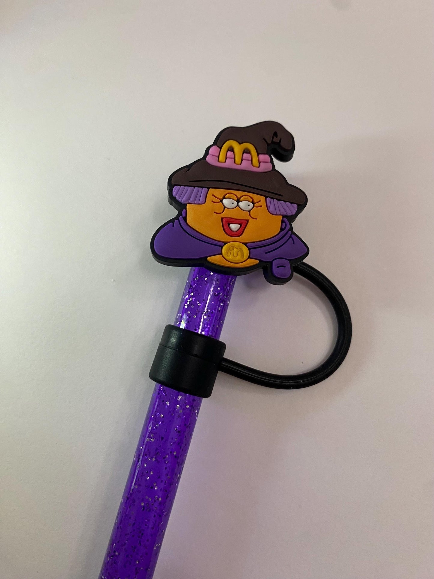 1 Deluxe Witch Nugget Straw Topper for 10 mm Straws