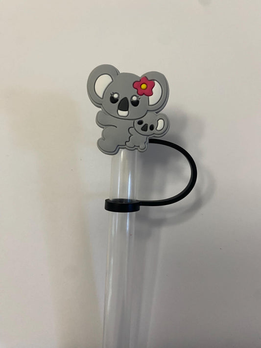 Koala Mama & Baby Straw Topper for 10 mm Straws