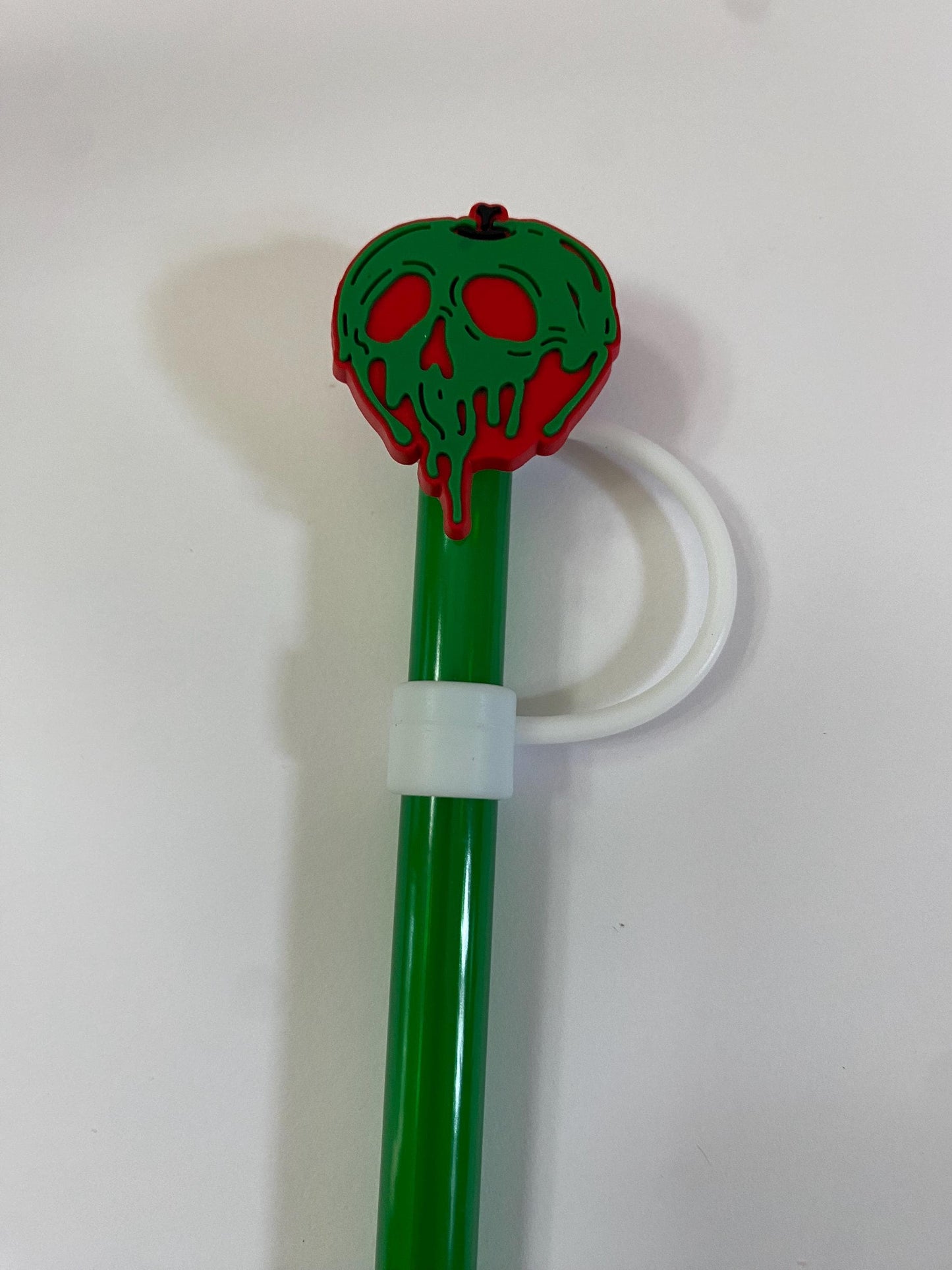 1 Deluxe Halloween Posion Apple Straw Topper for 10 mm Straws