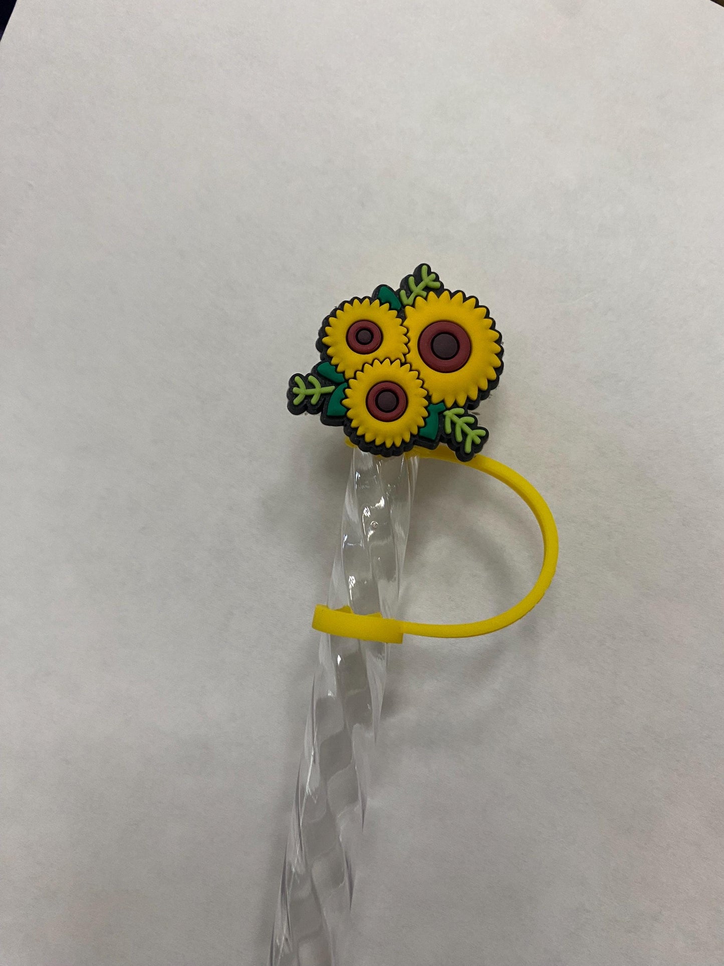 Sunflowers Straw Topper for 10 mm Straws