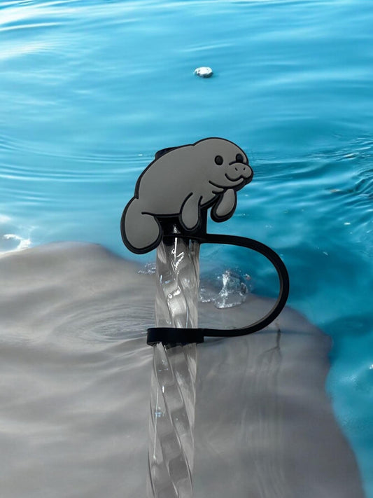 Manatee Straw Topper for 10 mm Straws