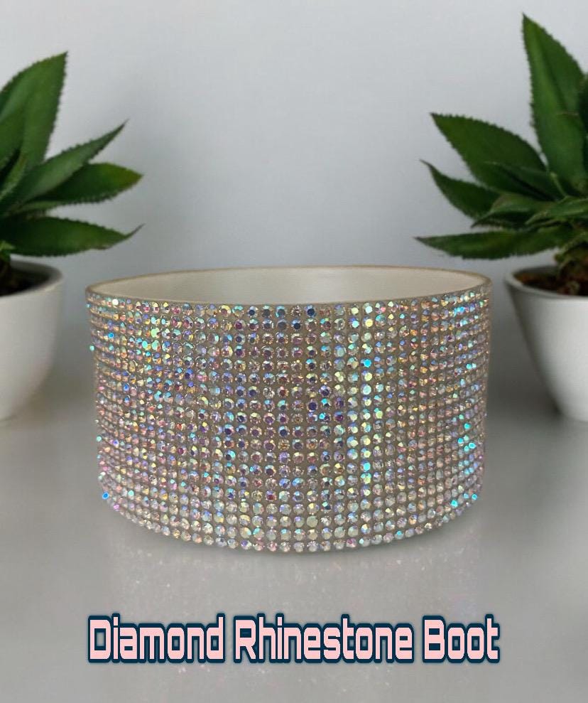 Diamond Rhinestone Silicone Tumbler Boot