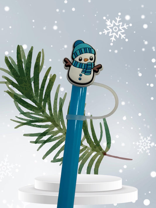 Chilly Snowman Straw Topper for 10 mm Straws