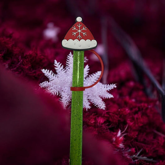 Winter Snow Hat Straw Topper for 10 mm Straws