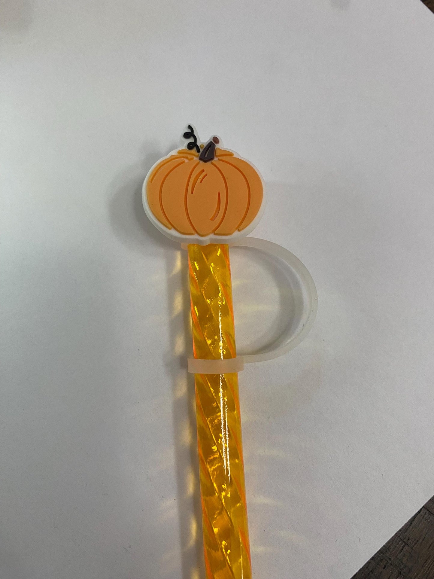 Pumpkin Straw Topper for 10 mm Straws