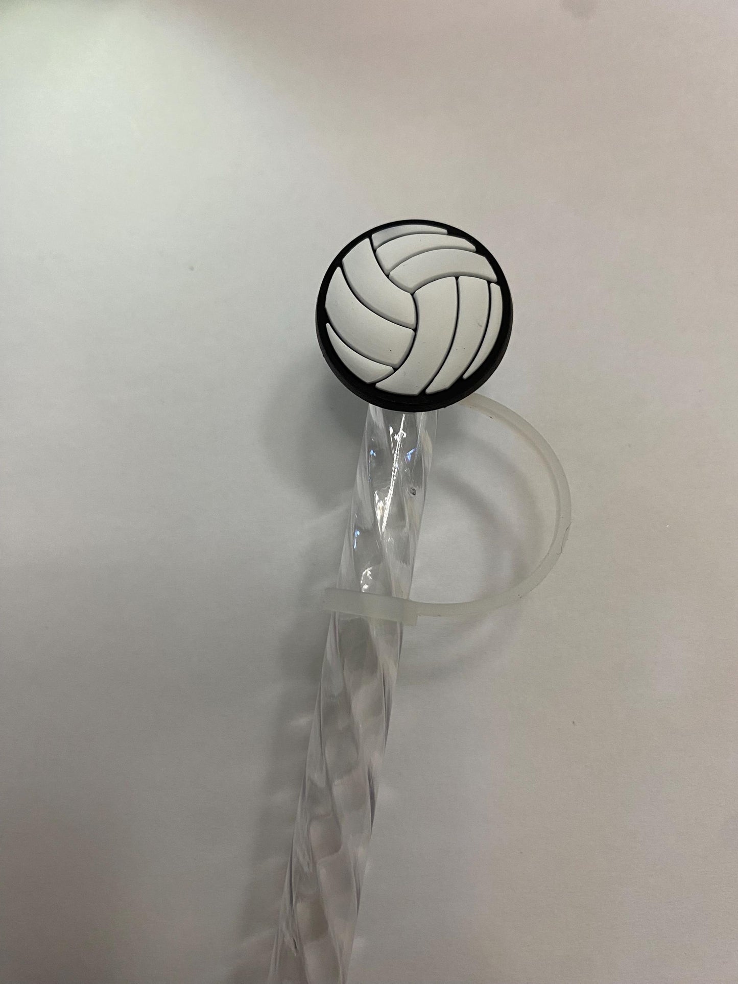 Volleyball Straw Topper for 10 mm Straws