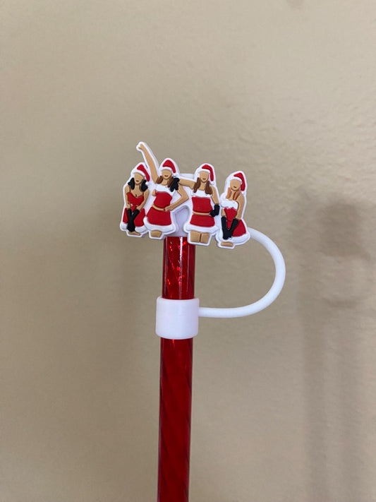 1 Deluxe Holiday Talent Show Straw Topper for 10 mm Straws