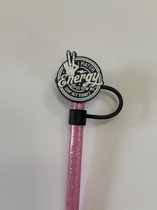 1 Deluxe I Match Energy Straw Topper for 10 mm Straws