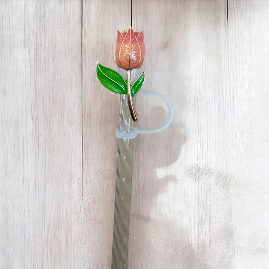 Tulip Flower (metal) Straw Topper for 10 mm Straws