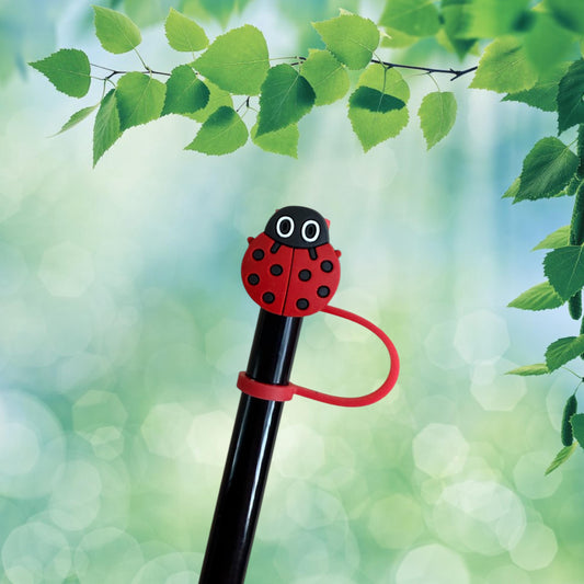 Ladybug Straw Topper for 10 mm Straws