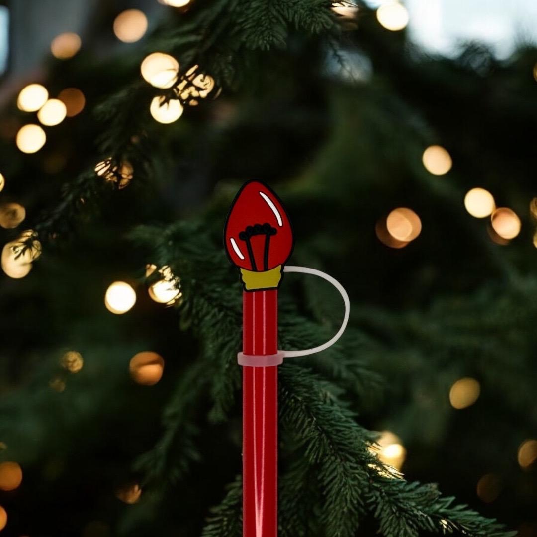 Christmas Light Straw Topper for 10 mm Straws